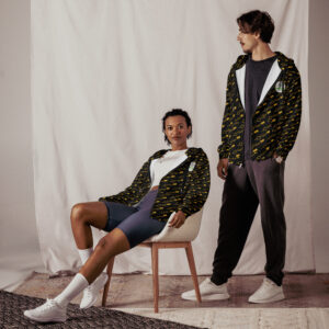 Sweat à capuche zippé unisexe