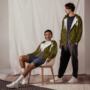 Sweat à capuche zippé unisexe