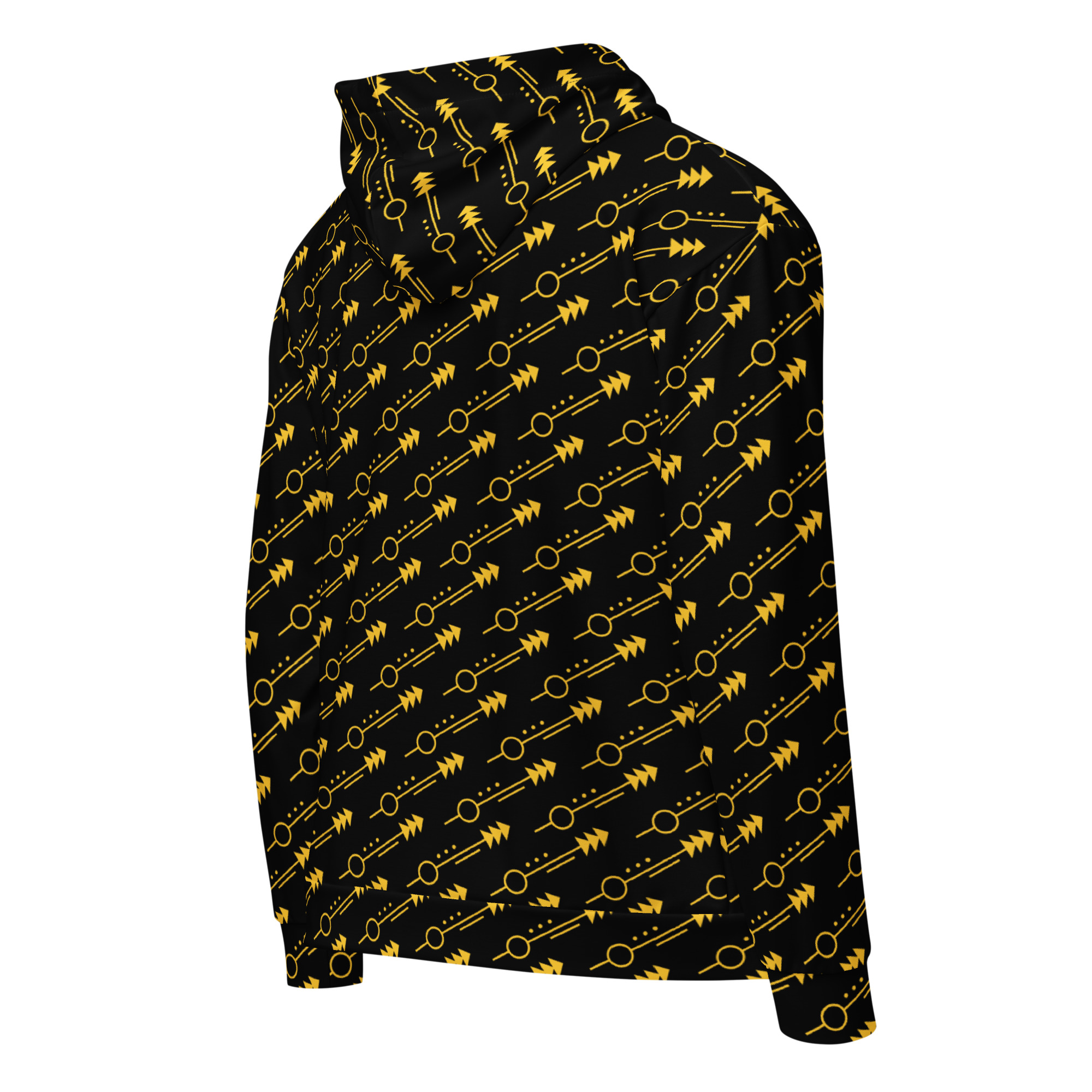Sweat à capuche zippé unisexe – Image 3