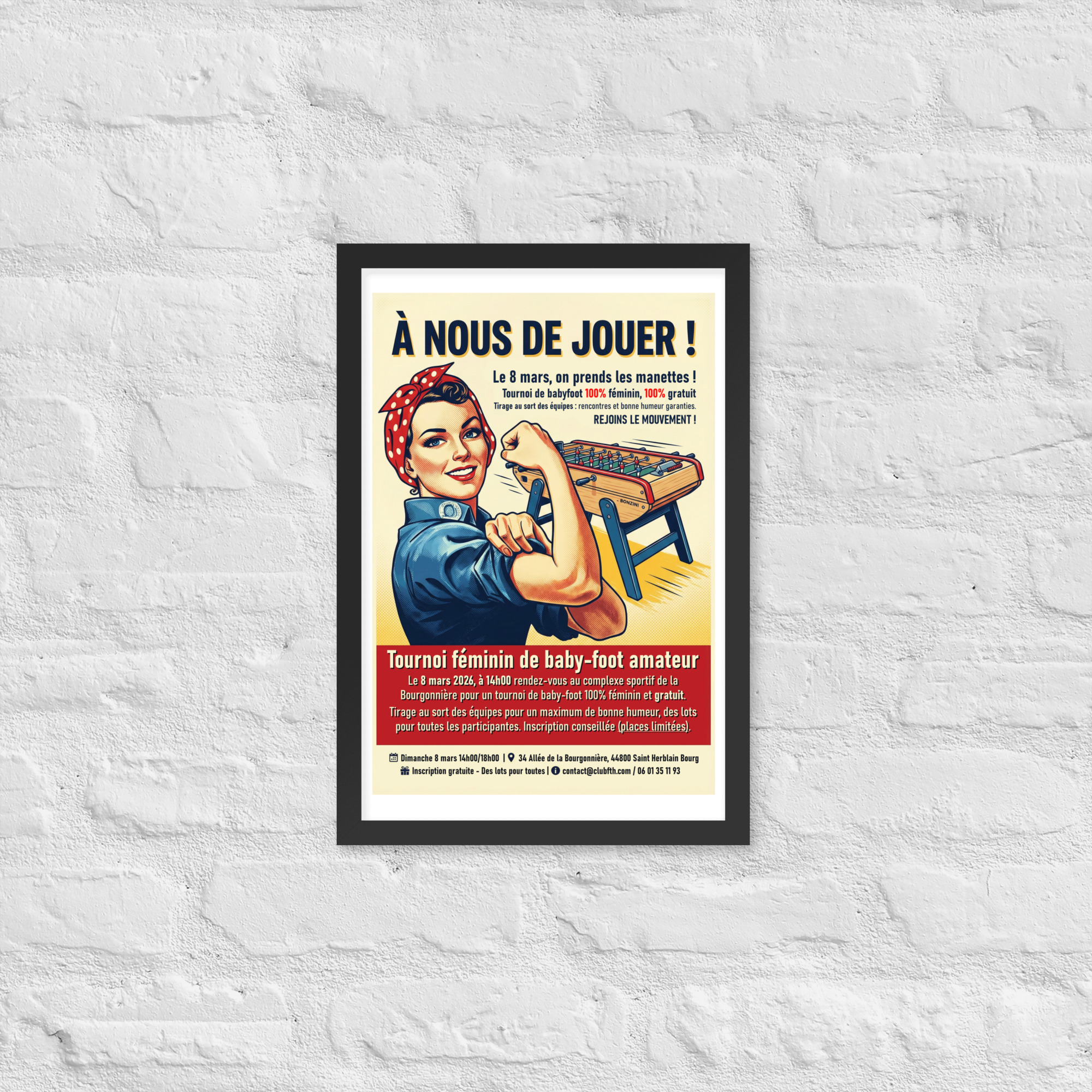 Poster en Papier Mat Encadré – Image 2