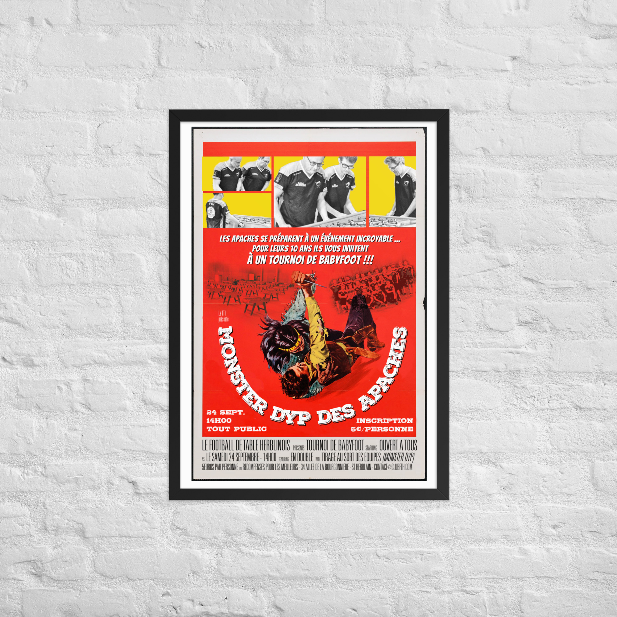 Poster en Papier Mat Encadré