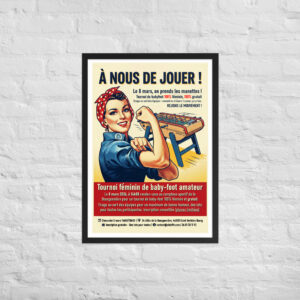 Poster en Papier Mat Encadré