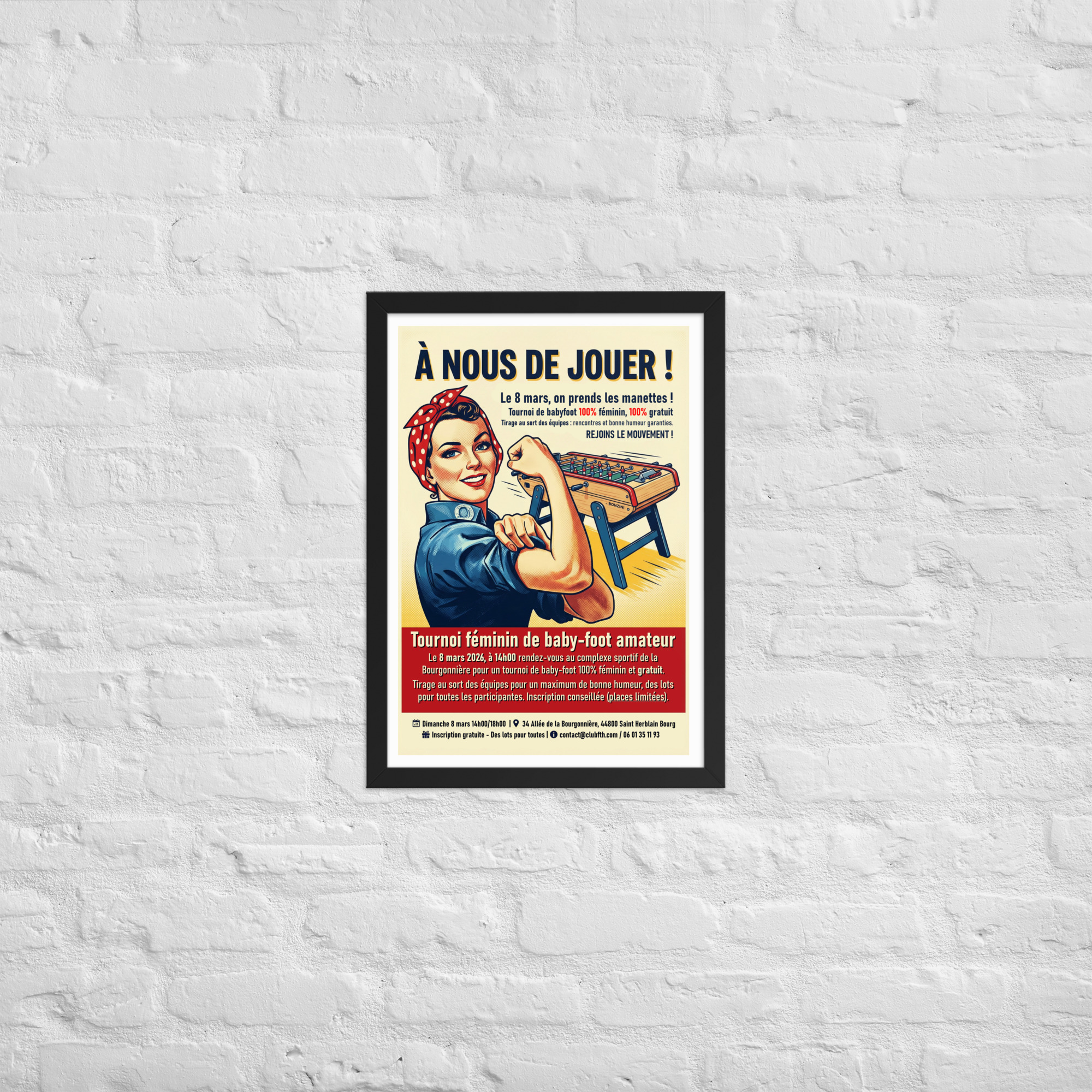 Poster en Papier Mat Encadré – Image 4