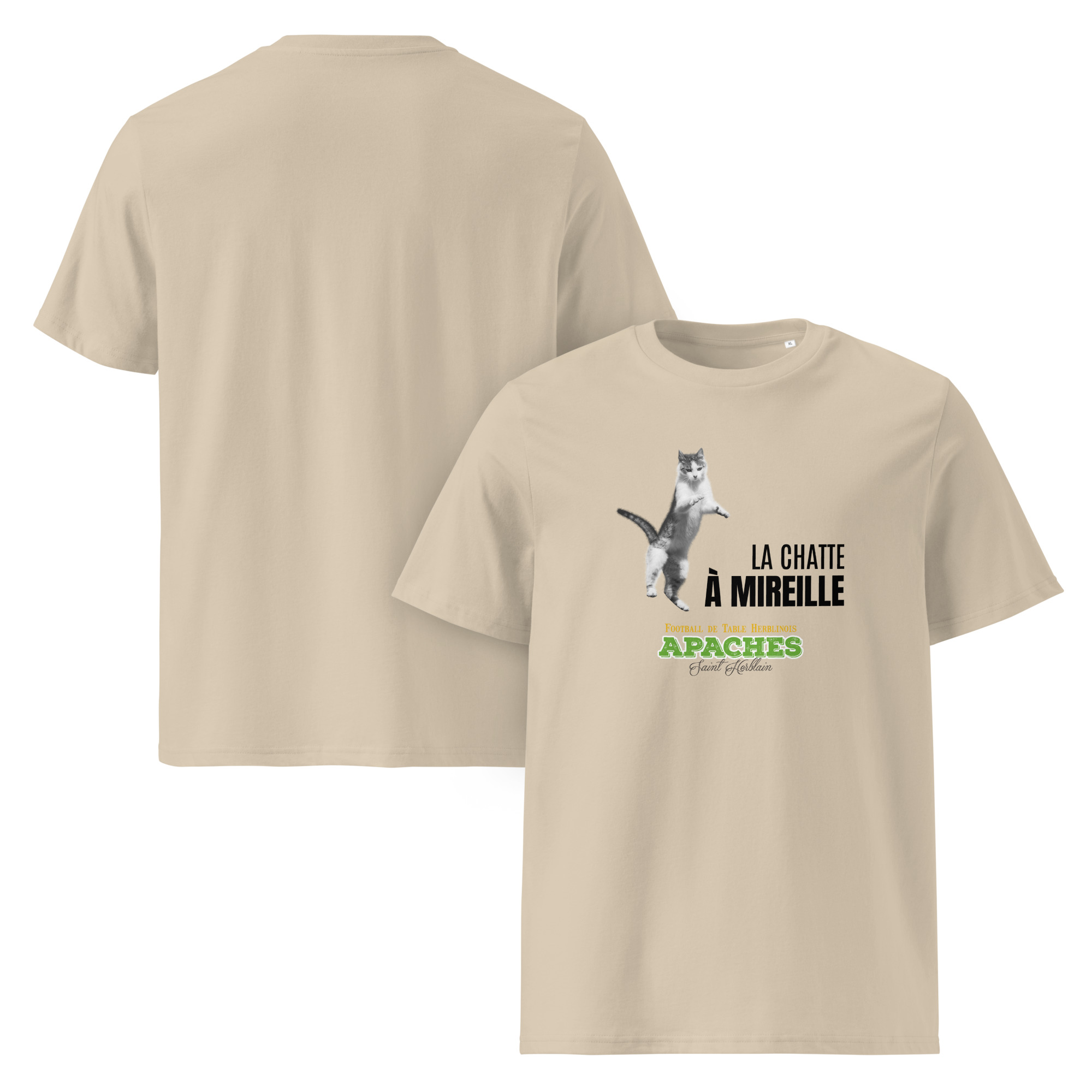 T-shirt unisexe en coton de chat biologique