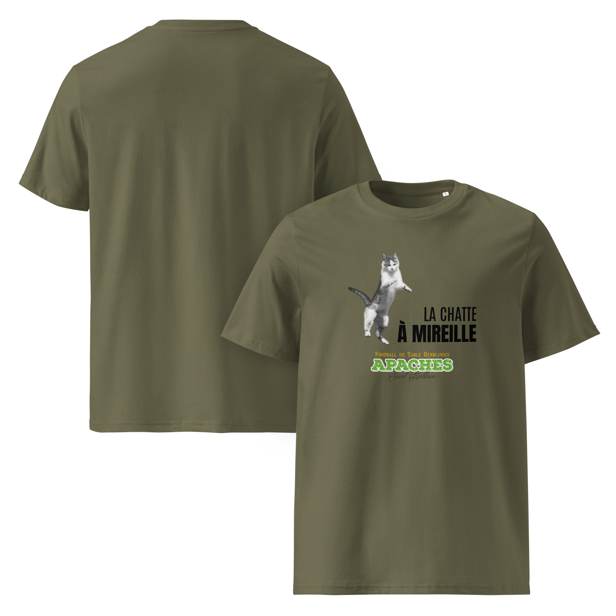 T-shirt unisexe en coton de chat biologique – Image 4