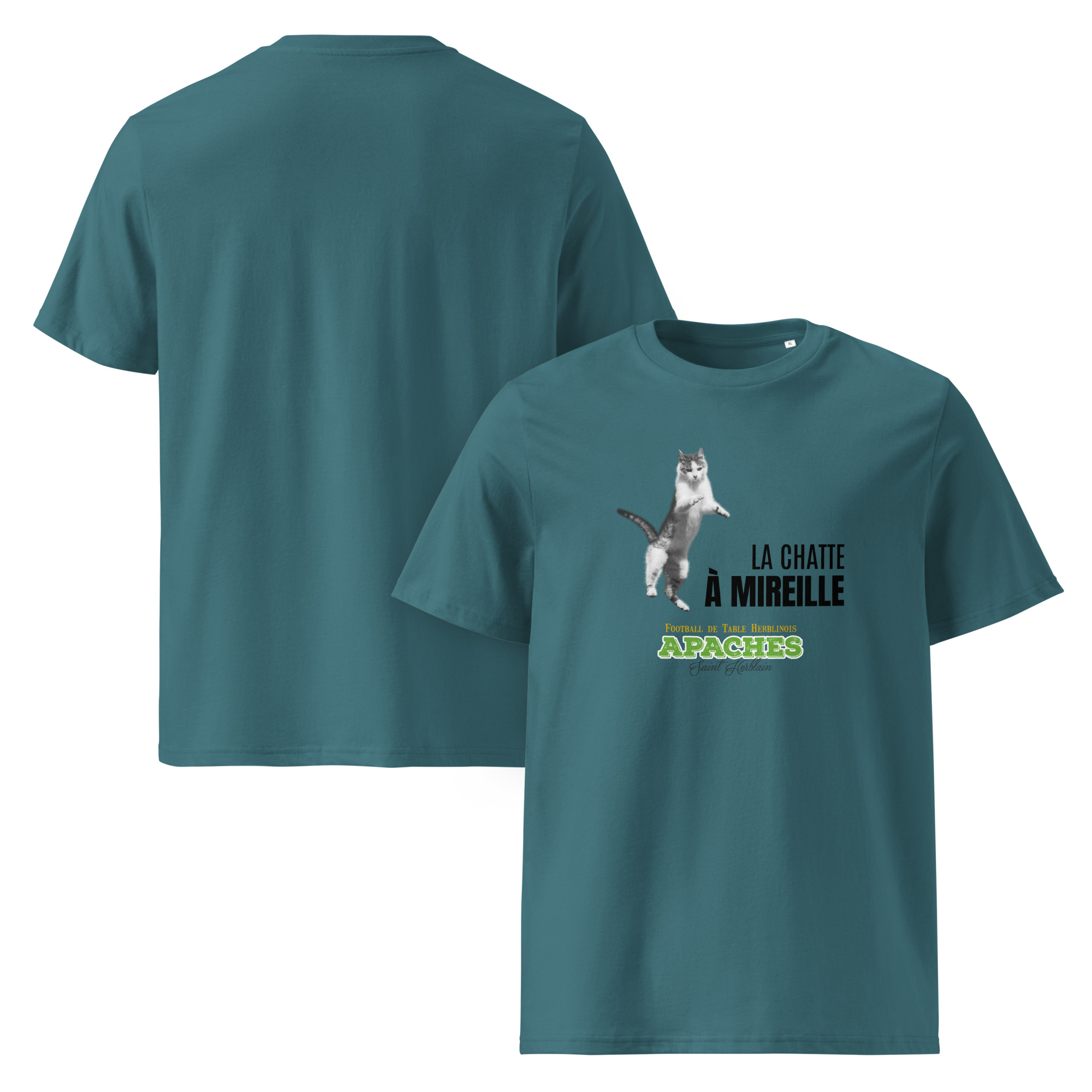 T-shirt unisexe en coton de chat biologique – Image 3